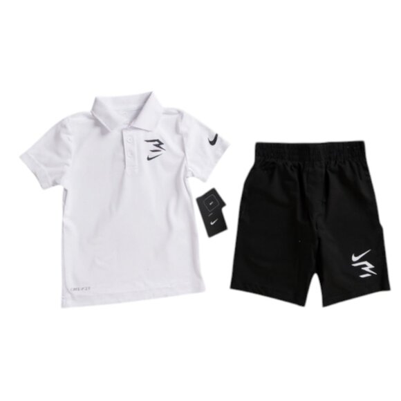 BUNDLE DEAL Nike 3 Brand Boys Joggers Pants Shorts Shirts Sets 5-6 Years NWT - Picture 3 of 3